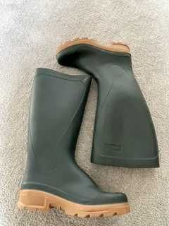 SOLOGNAC galochas verdes 37 - pouco uso