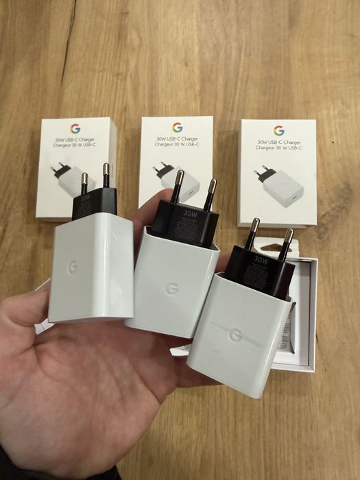 Новый зарядный блок Google Pixel 30W USB-C быстрая зарядка