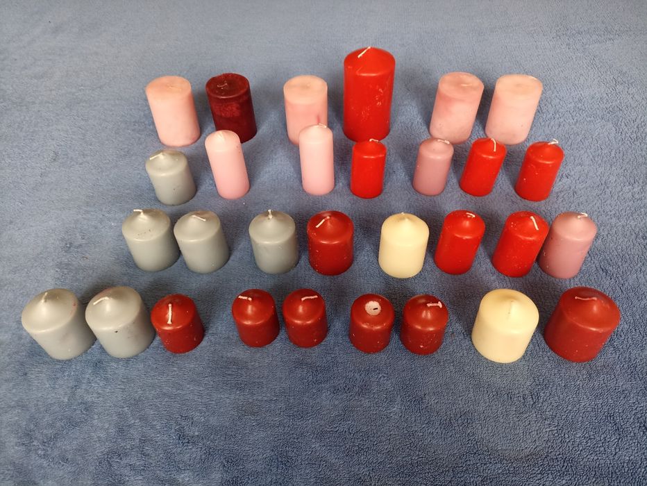 Продам парафінові свічки різних розмірів