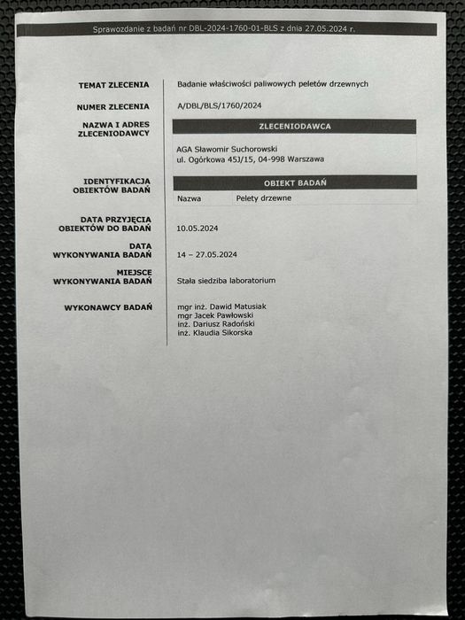 Pelet Polski pellet A1 drzewny Warszawa Legionowo Leoncin Tarczyn