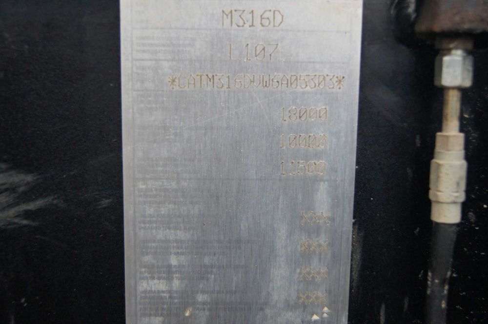 Koparka kołowa CAT 316