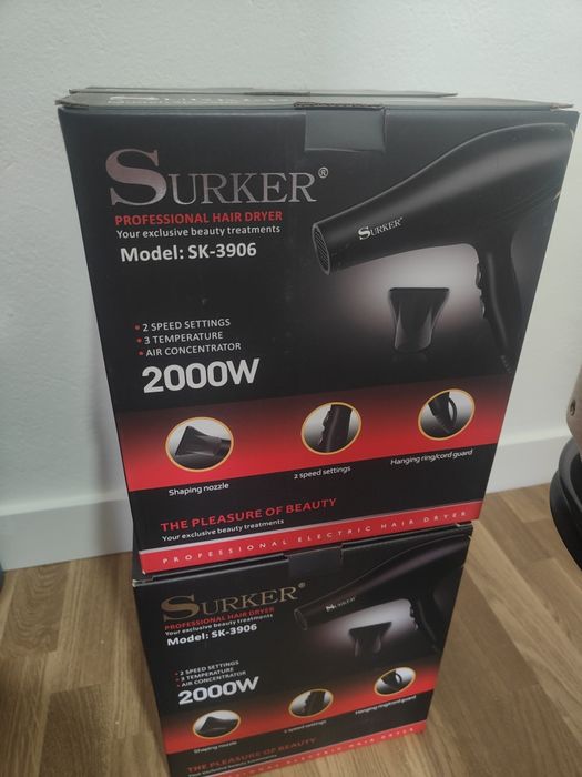 Secador de cabelo Surker 2000w super potente