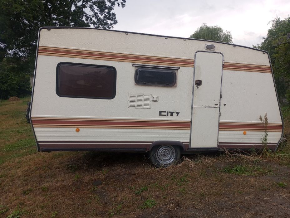 Przyczepa na działkę budowę