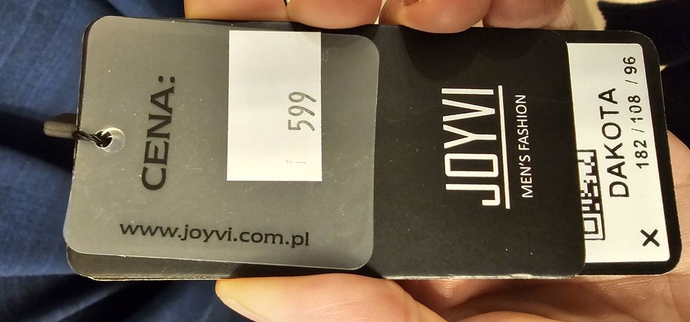 Garnitur męski Joyvi Dakota nowy
