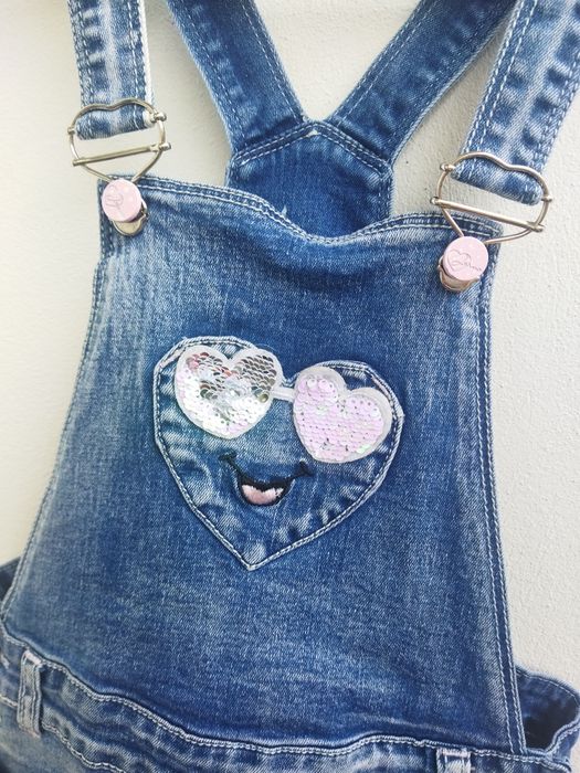 Ogrodniczki spódniczka  122/128