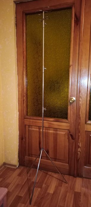 Штатив для капельниц/ крапельниць з нерж. сталі, 50см