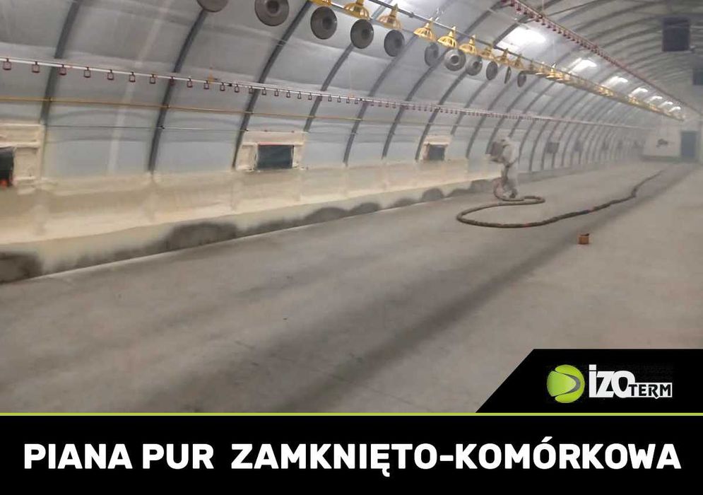 Izolacje pianą pur i nadmuch celulozy