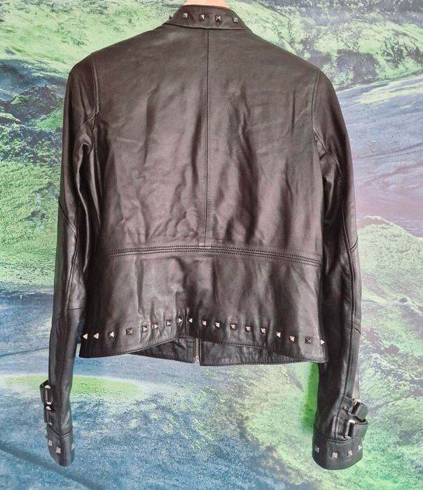 Skorzana kurtka włoskiej firmy Aleksandra