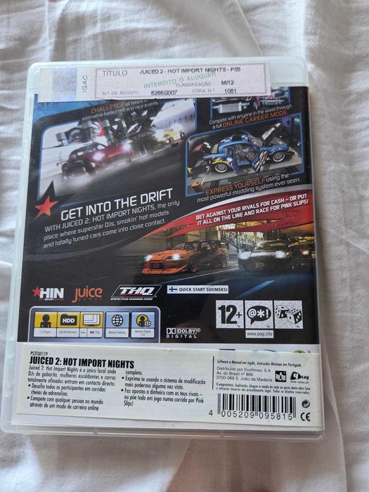 Juiced 2 PS3 [Usado]