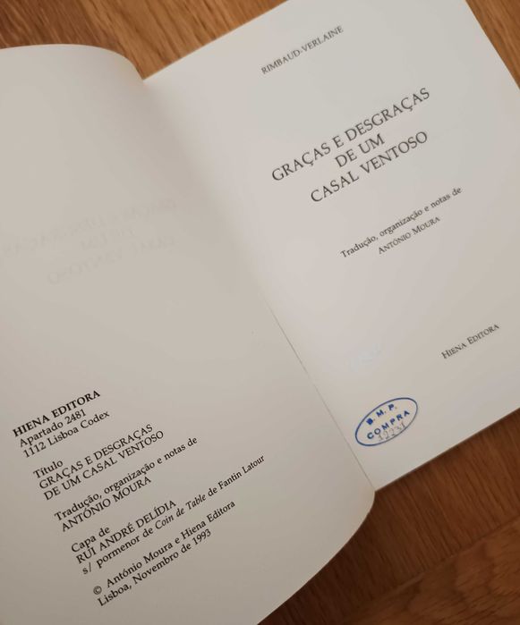 Rimbaud e Verlaine - Graças e Desgraças de um Casal Ventoso