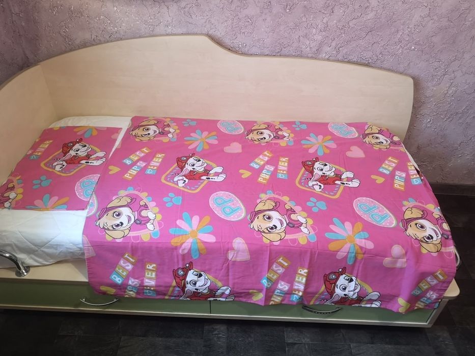постільна білизна постіль підковдра щенячий патруль на дитяче ліжко