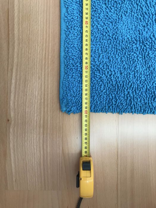 Tapete azul turquesa Hand Hoven Durry