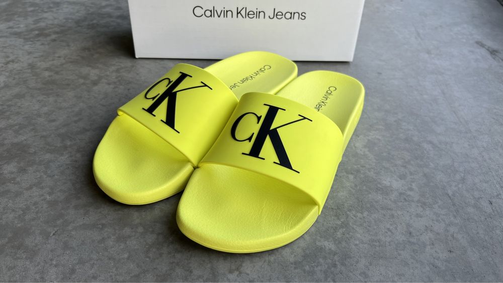Сандалі шльопанці Calvin Klein Ark Logo Slide в‘єтнамки сланци