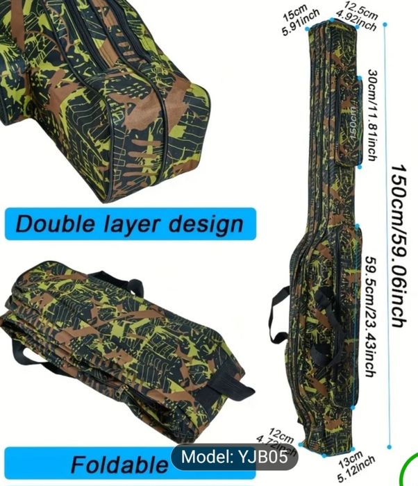 Torba wędkarska 150cm.