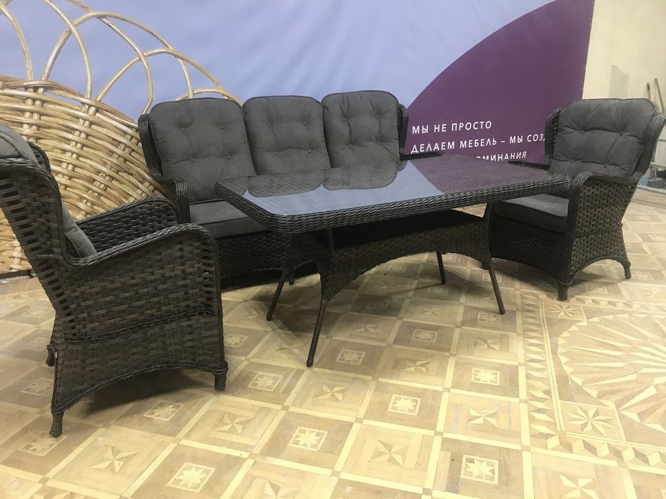 Меблі  плетені Від виробника. Каркаси з алюмініевого профіля .