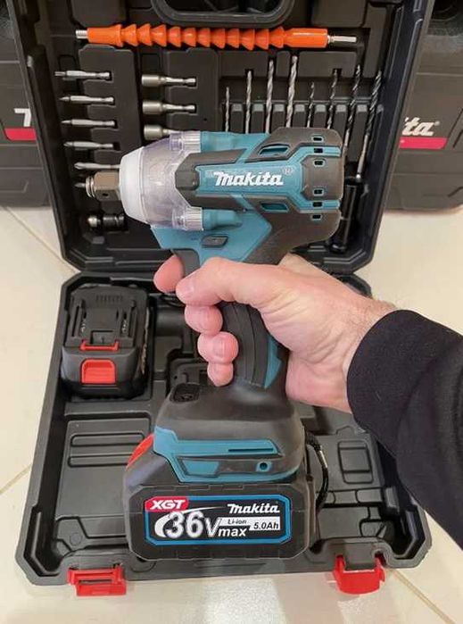 Ударний гайковерт Makita 36V шуруповерт безщітковий новий комплект
