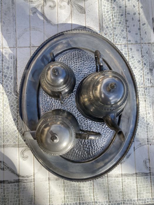 Conjunto peças em estanho puro 95%