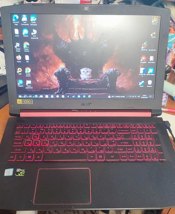 Ігровий Acer Nitro 515-52: i7-8750H;16Gb_DDR4;GTX1060_6Gb;SSD_500Gb