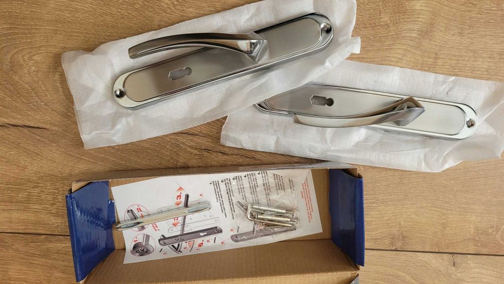 Klamka Enigma M6/M9 Chrom Nikiel BB72