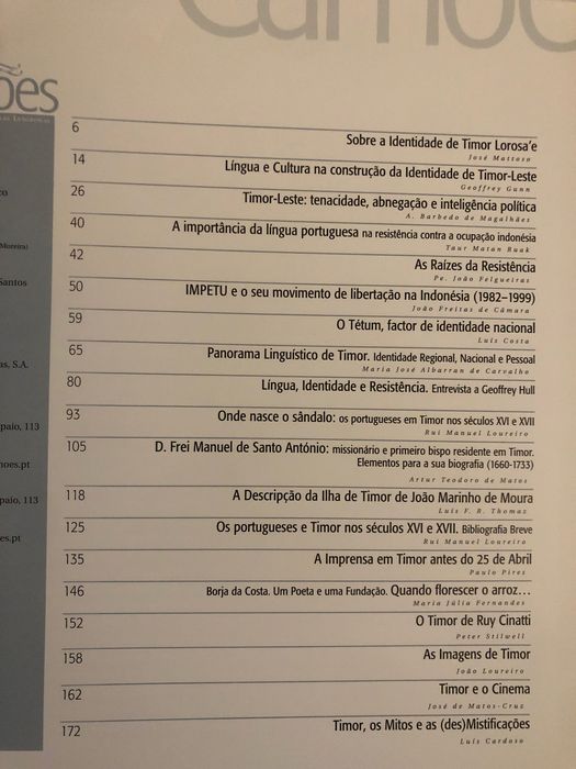 Timor Lorosa´e / Espanha e Portugal