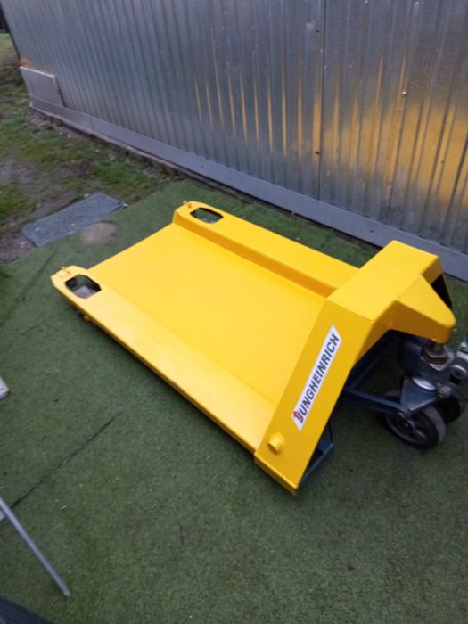 Wózek paletowy paleciak z podłogą platforma!
