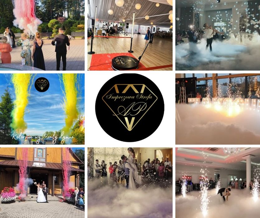 Fotobudka klasyczna,360/ Ciężki dym/ Fontanna  iskier/Balony wybuchowe