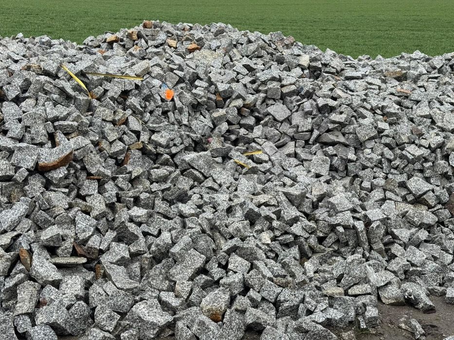 Granit gabion 50-150 mm glazy grys Boleslawiec dolnyslask