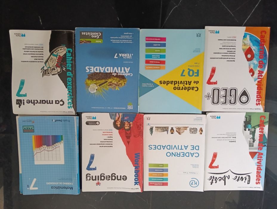 Cadernos de atividades 7ano