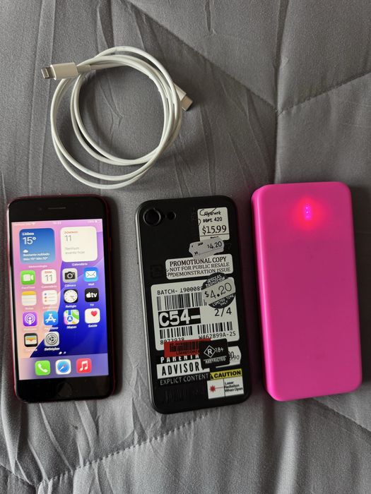 Iphone SE 128GB Vermelho + Powerbank
