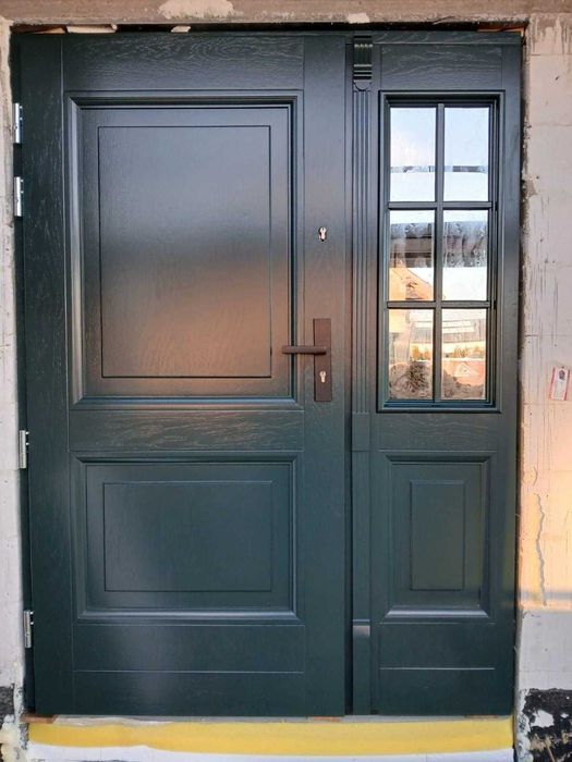 Drzwi wejściowe zewnętrzne dębowe dostawa GRATIS pomiar montaż dotacja