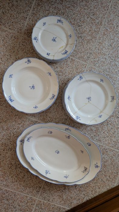 Conjunto pratos vista alegre