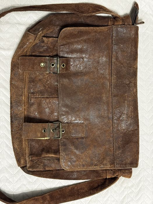 Torba skórzana męska unikat ręcznie robiony