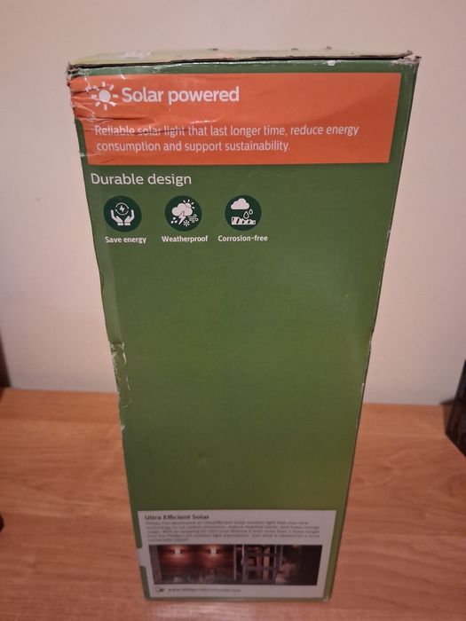 Lampa ogrodowa Philips  solarna zewnetrzna .