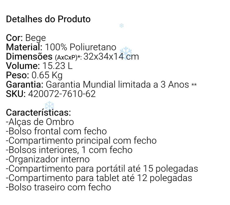 Mala branca Pepe Jeans