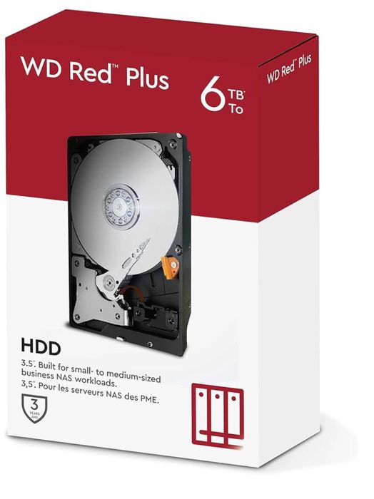 Жорсткий диск Western Digital Red Plus 6 TB