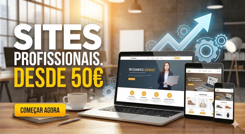 Fazemos um website para ti! Empresas/negocios pessoais