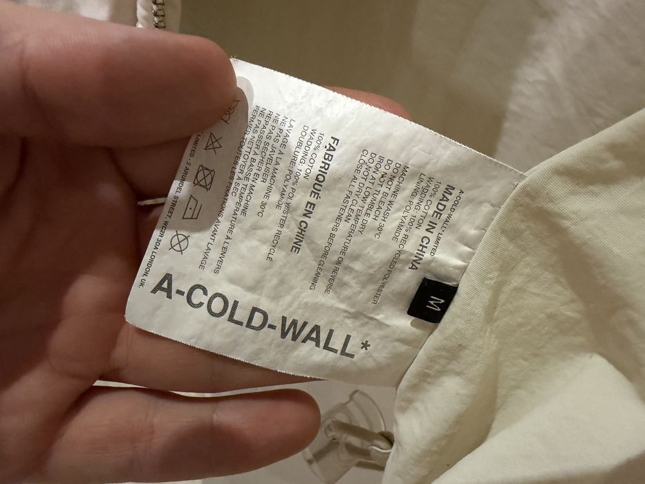 A-COLD-WALL* куртка зимова чоловіча / оригніал