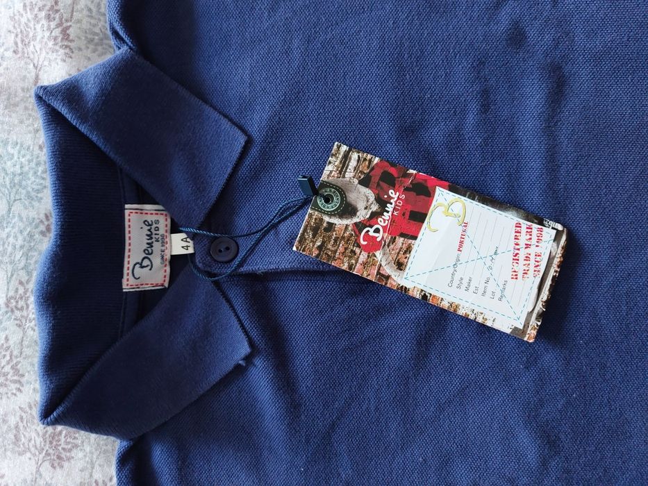 Polo de menino novo para criança 4 anos