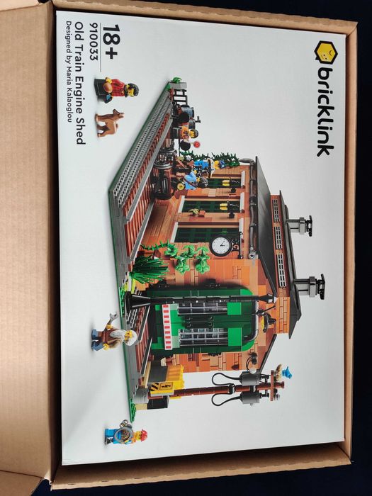 LEGO BrickLink Designer 910033 Old Train Engine / Stara Lokomotywownia