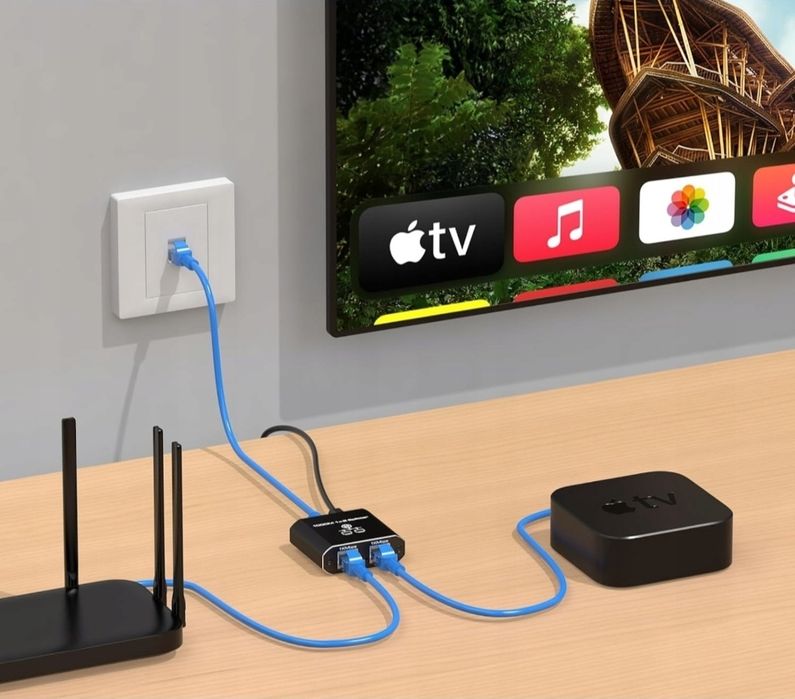 Rozdzielacz LAN1 na 2 1000Mbps