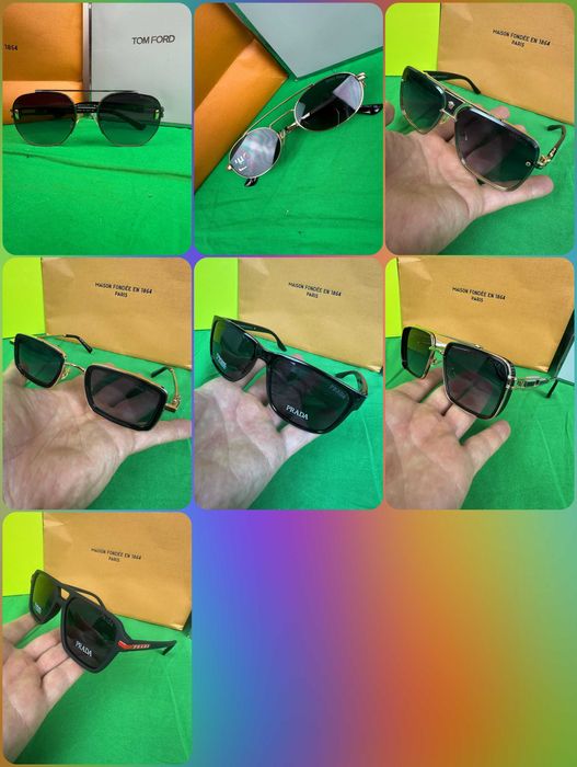 Okulary przeciwsloneczne miu balmain unisex prada versace Premium