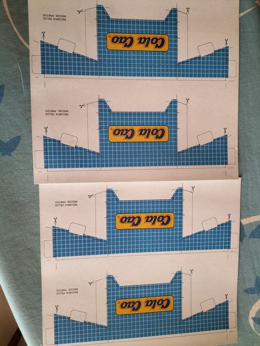 Set of 4 Vintage Cola Cao Goal Posts