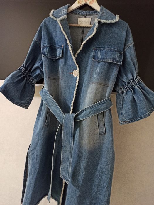 Пальто джинсове,MaxMara,размір м
