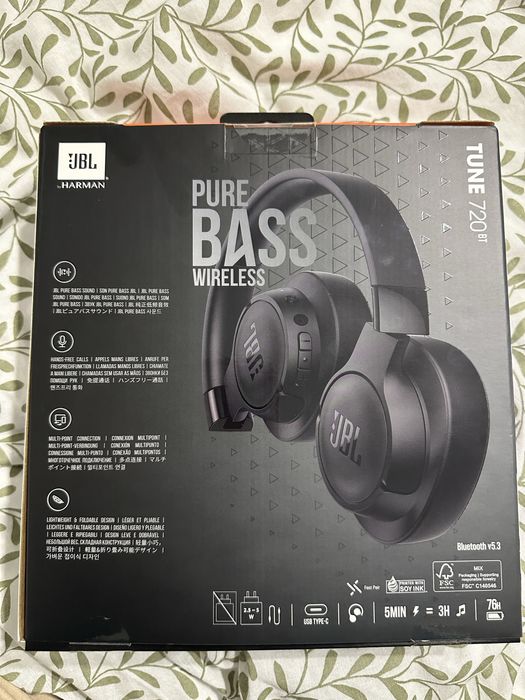 Słuchawki JBL TUNE 720Bt