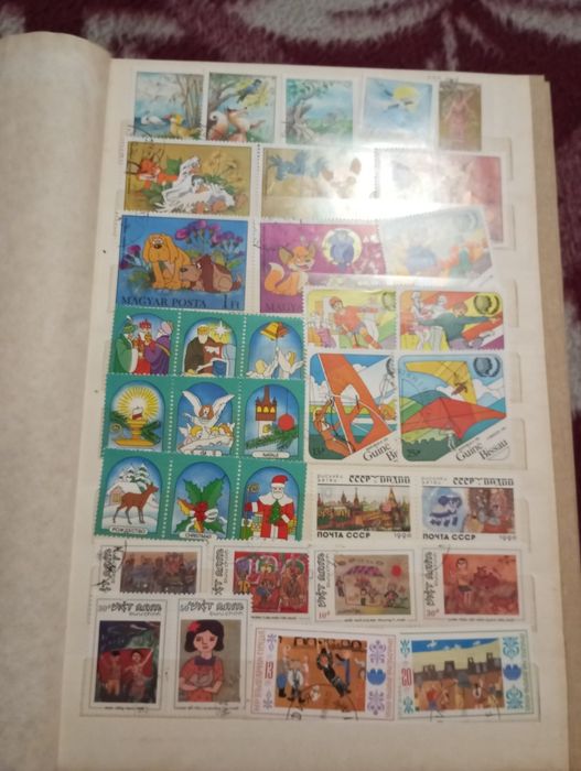 поштові марки 80-90гг