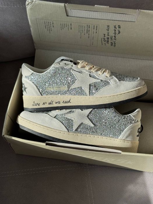 Golden Goose Ball Star  Grey нові кросівки розміри 38-41 жіночі для міста на будь який випадок сучастні зручні білі