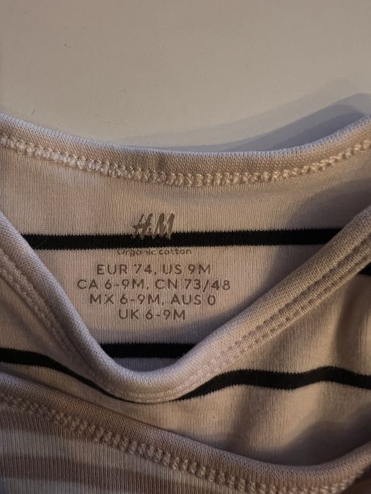 Боді h&m 6-9 міс