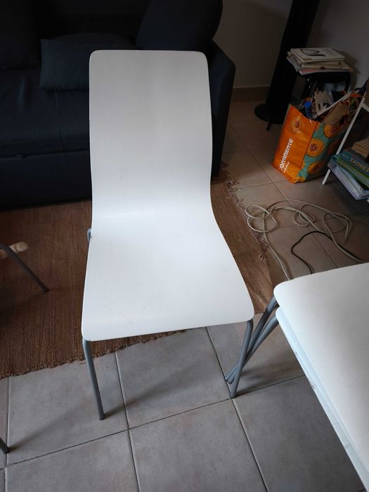 6 cadeiras brancas MARTIN IKEA