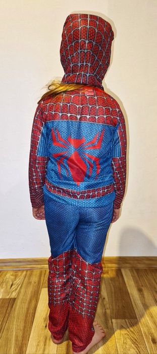 Nowy strój Spider Man przebranie S (110) dla dzieci
