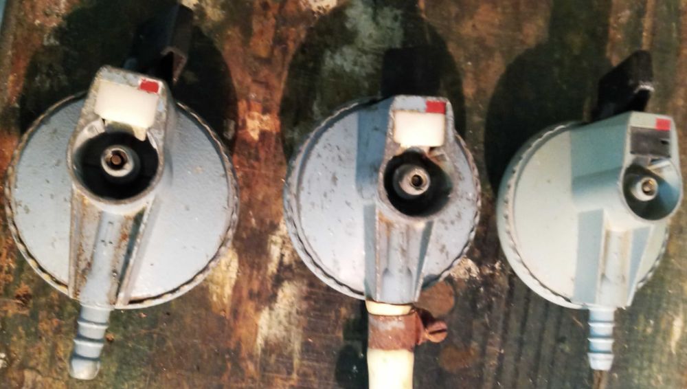 3 Redutores Gás GALP Antigos